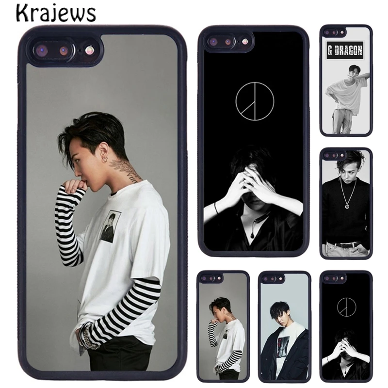 Krajews G-DRAGONs GD BIGBANG Rubber Phone Case For iPhone 16 15 14 plus 11 12 mini 13 Pro XR XS Max cover coque