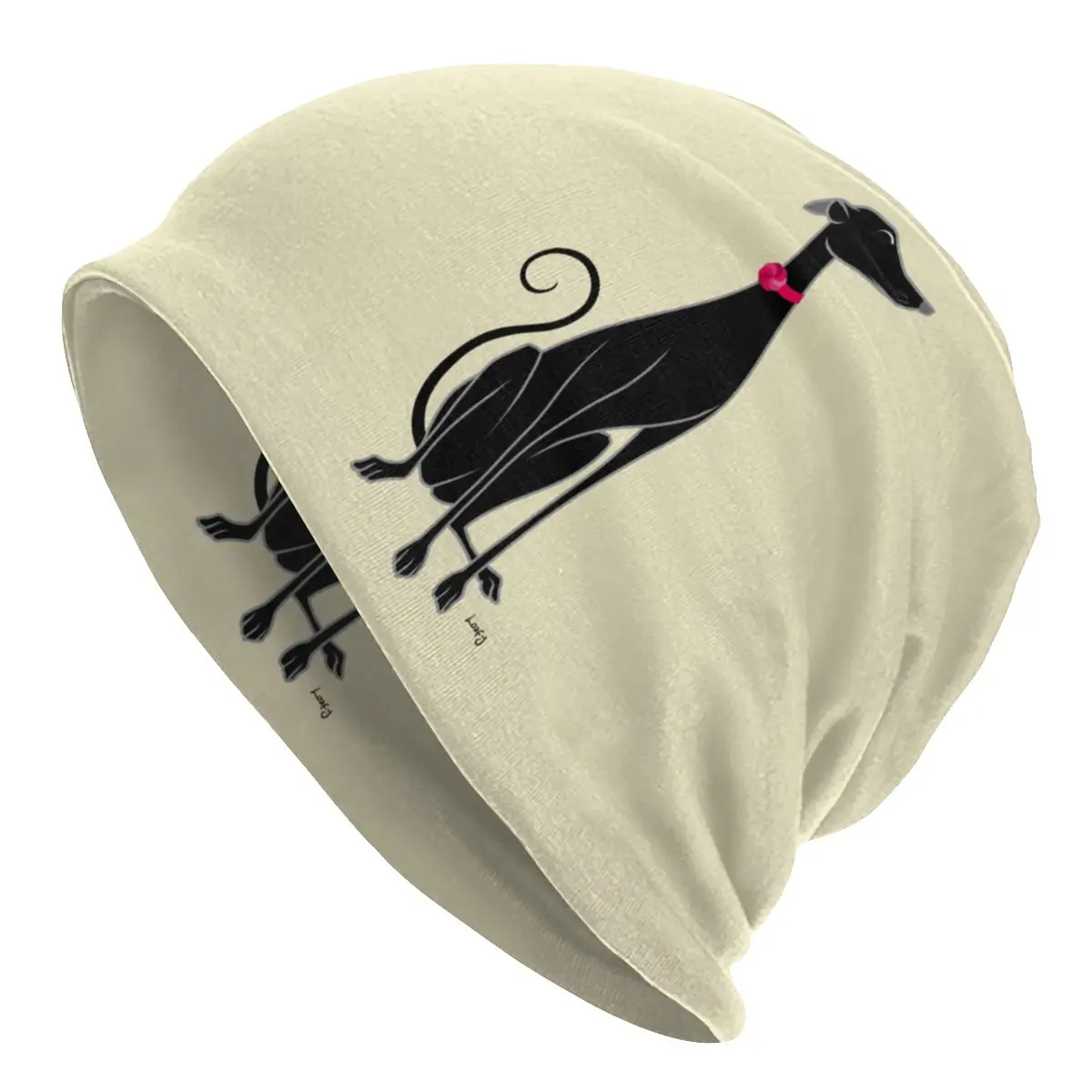 

Крутые зимние теплые женские мужские вязаные шапки унисекс взрослые снуты шапочки облегающие шапки Greyhound Whippet шапки для собак