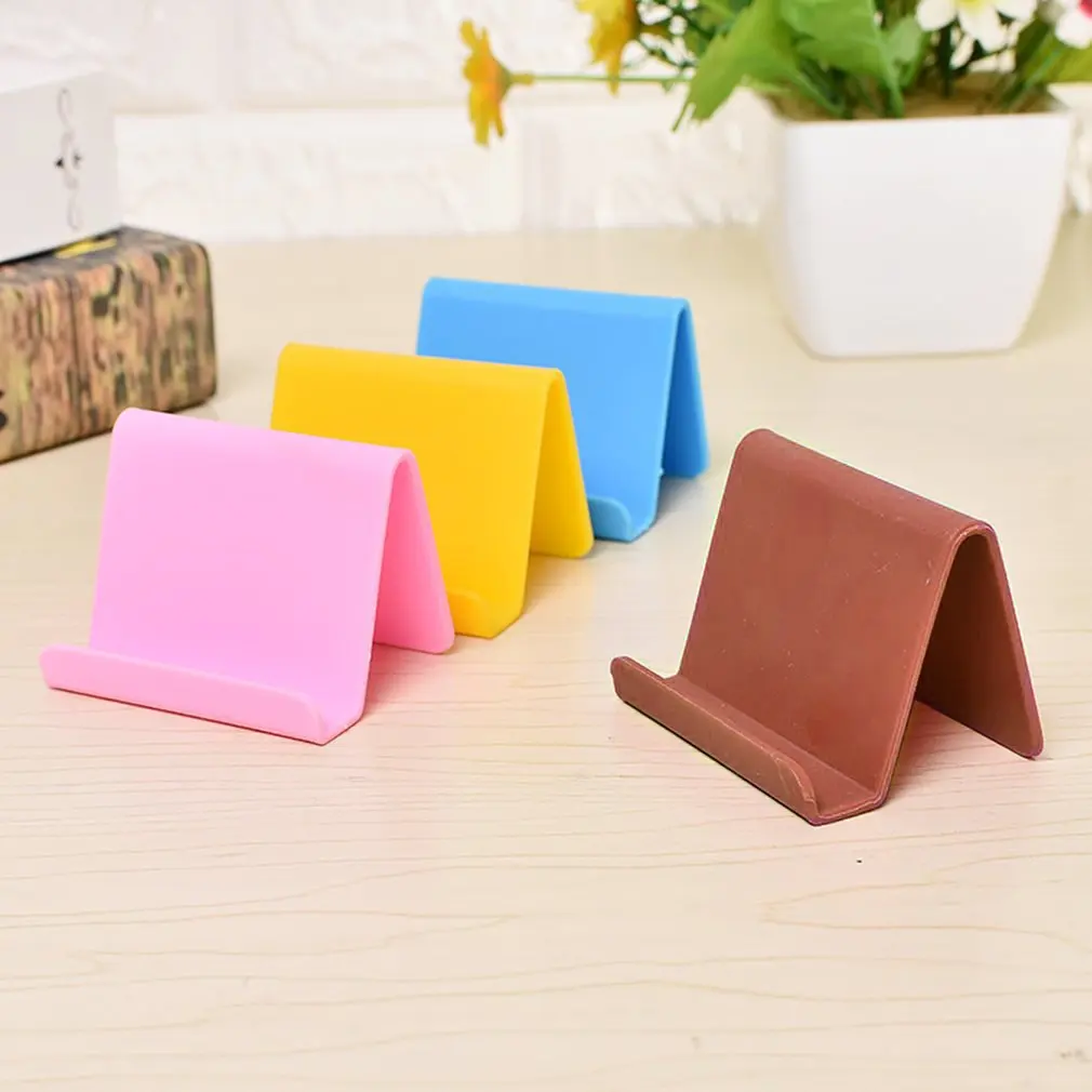 Random Color Portable Mobile Phone Holder Fixed Stand Home Supplies Universal Phone Support Phone Bracket for iPhone SmartPhones