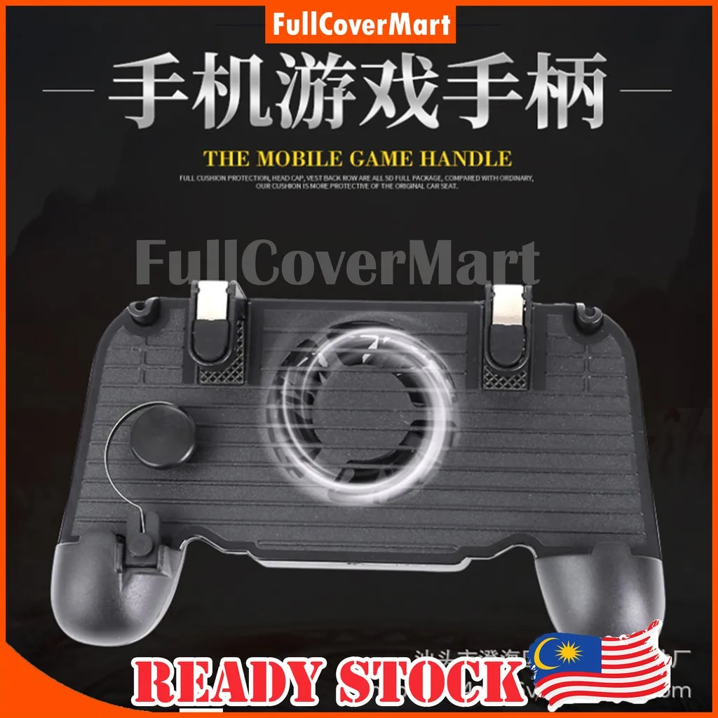 

NEW ReadyStockF1+ PUBG Controller Game Gamepad Joystick Cooling Fan L1 R1 Trigger Shooting Free Fire Gamepad