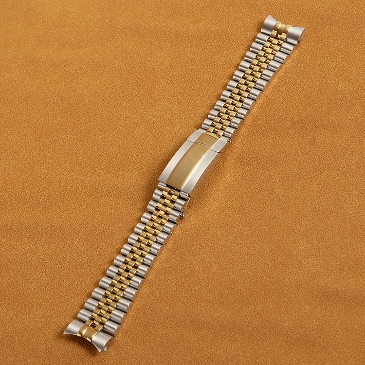 20mm 21mm Watch Band Strap Steel Jubilee Bracelet Fit For Rolex Datejust 41mm Watch