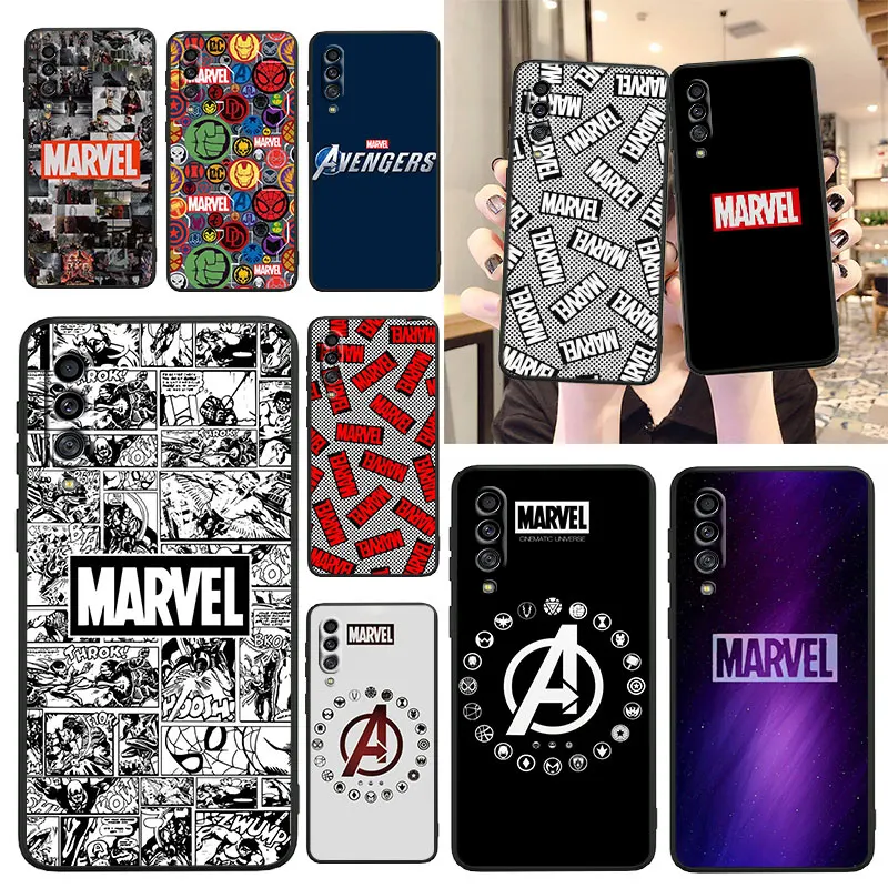 

Marvel Logo Avengers Phone Case For Samsung Galaxy A01 A11 A21 A31 A41 A51 A71 A81 A91 A42 A12 A02S Black Funda Cover Soft Back