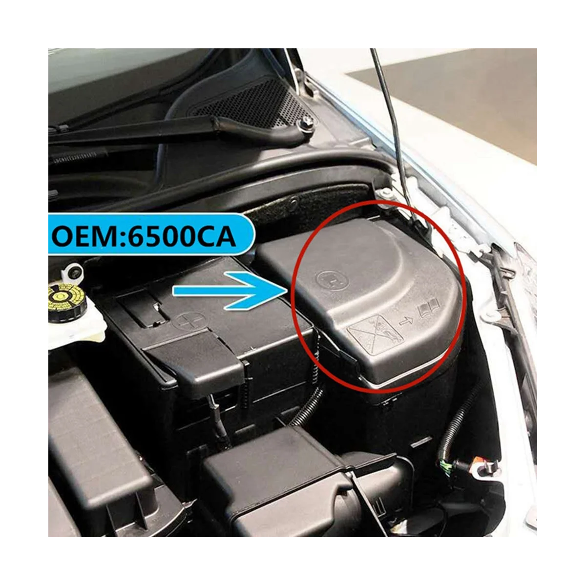 6500CA для Peugeot 307CC SW 308CC 408 3008 RCZ Citroen C4 Picasso DS5 предохранитель BSM сервокоробка крышка