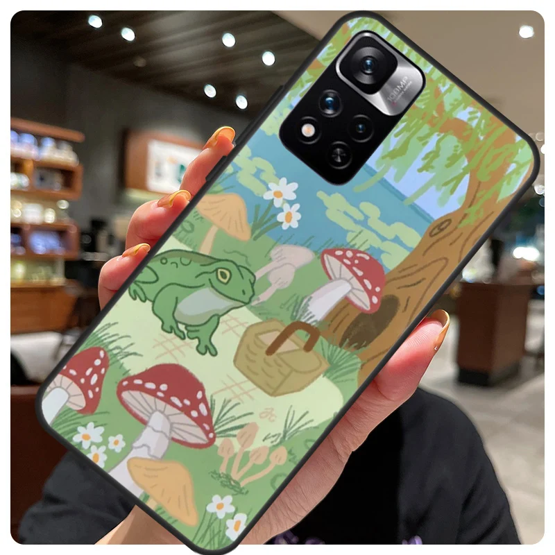 Чехол Frong Froggy Art Groovy Hippie для Redmi Note 11 Pro, чехол для Xiaomi Redmi Note 10 7 8 9 Pro 8T 9S 10S 11S 9A 9C 9T Coque (art.: 3920bb82e6eff) - 3920bb82e6eff