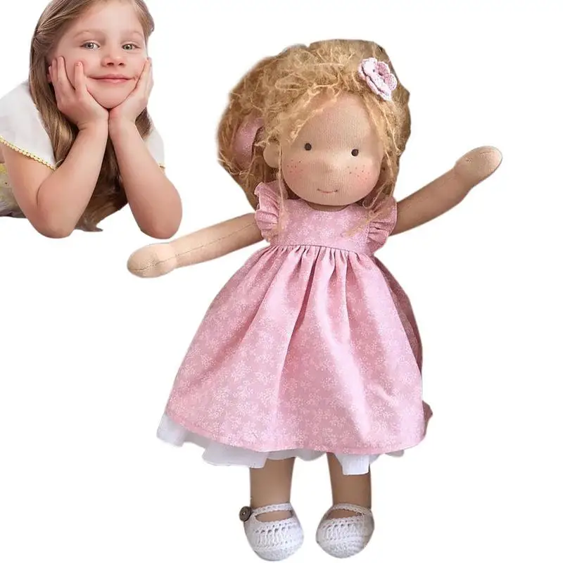 

Handmade Plush Doll Plushie Baby Doll Girl With Clothes Baby Girls Cute Doll Plush Figure Toys Rag Doll Ragdoll Plush Stuffed To