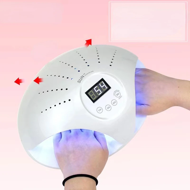 

Phototherapy Nail Enhancement Lamp, Fast Drying LED Infrared Induction Flashlight, 48W, Nail Enhancement Equipment