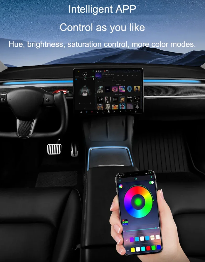 Док-станция для Tesla MODEL 3/Y 2020-2023 27 Вт 4 порта