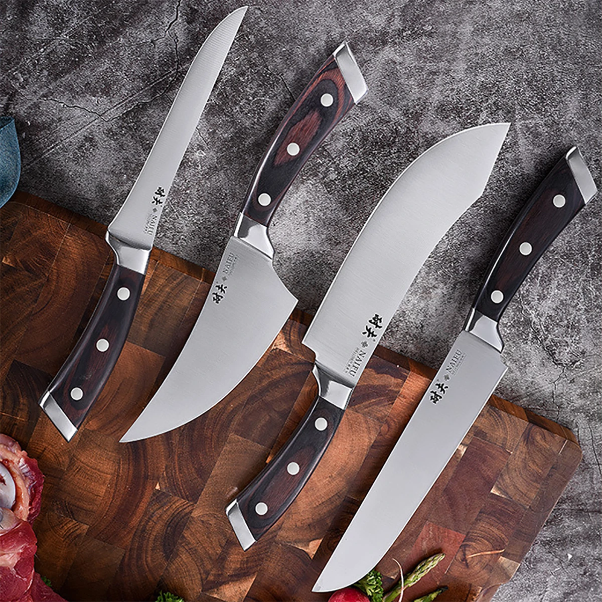 

Kitchen Cleaver Slicing Boning Knife Kitchen Knife Meat Cleaver Butcher Fish Chef Knife Set Stainless Steel Machete For Kitchen