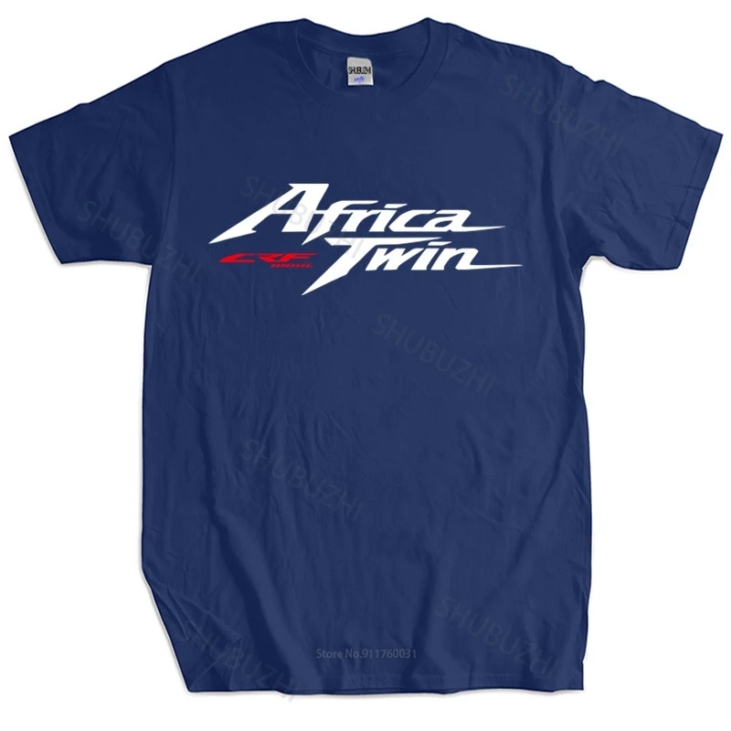 

Men Cotton T Shirt Summer Tops Japan Motorcycle Motorbike Hon Africa Twin Crf 1000 L Crf1000 Bigger Size Homme Black T-shirt