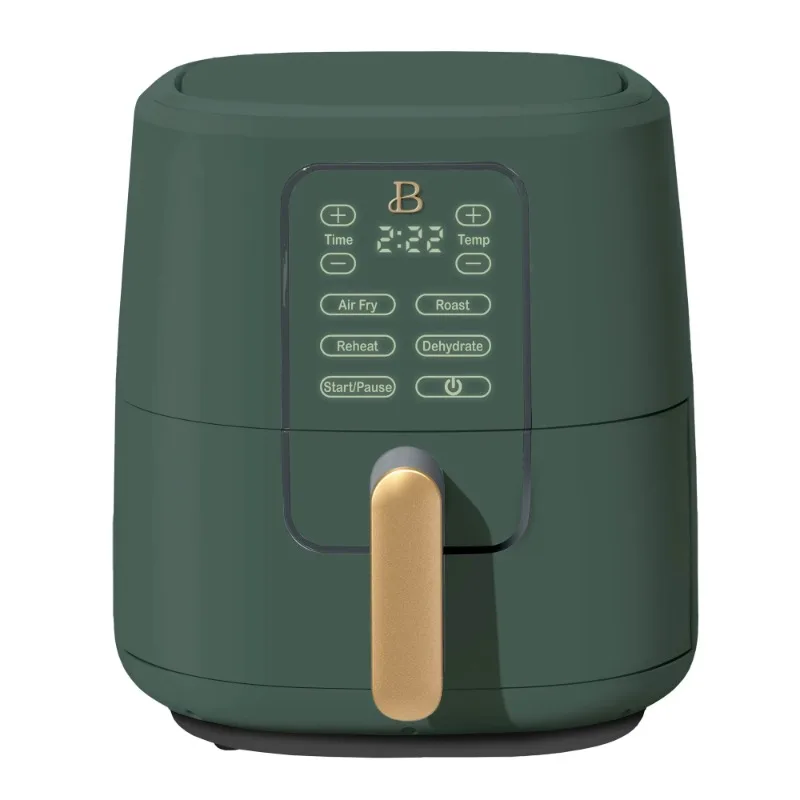 

Beautiful 6-Quart Air Fryer with TurboCrisp Technology and Touch-Activated Display, Various Colors Available