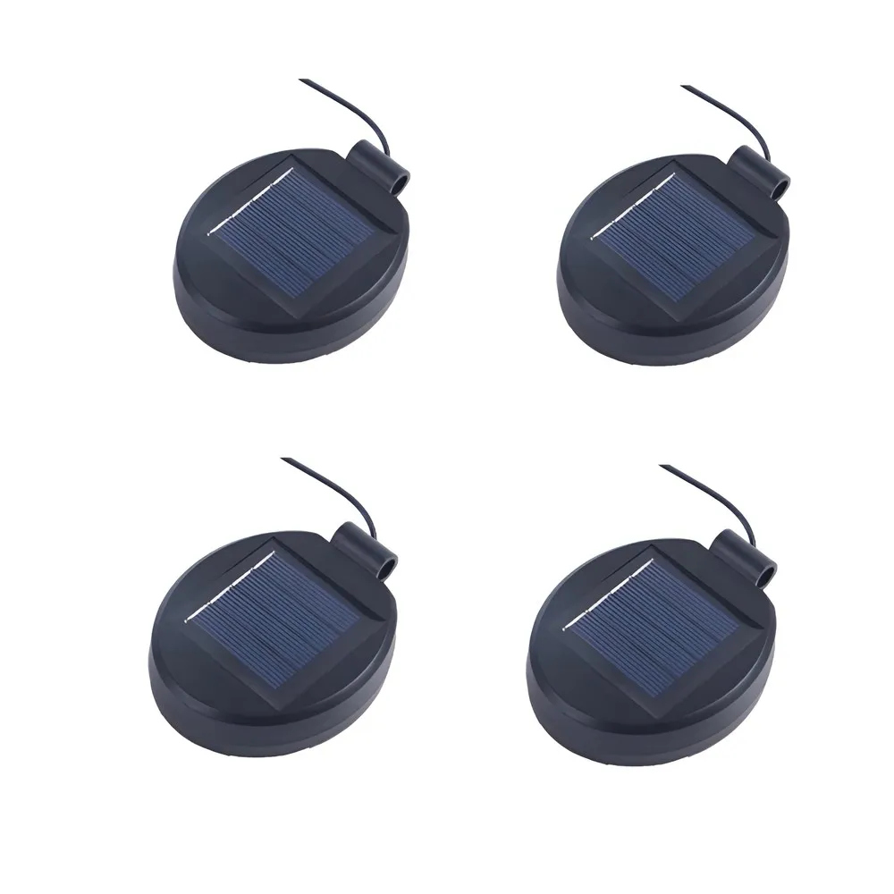 

4PCS Smart Garden Solar Powered Replacement Round Led Light Battery Box Cell Poly Li-Ion Battery Charger Floor Lamp Accessories