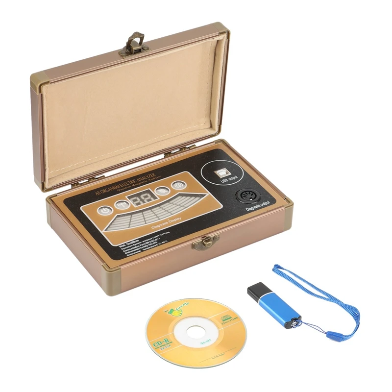 

5X Portable Quantum Resonance Magnetic Analyzer Health Quantum Body Analyzer Mini Models Carry Case