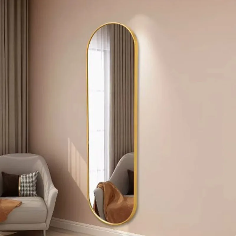 

Long Large Decorative Mirror Modern Aesthetic Aesthetic Wall Adhesive Mirrors Bedroom Espejo Grande House Decoration MQ50ZS