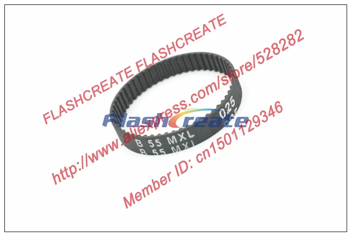 10 шт. B55 MXL Зубья ремня 55 Ширина 6 35 мм Длина 111 76 = 44 дюйма B55MXL Резиновый синхронный