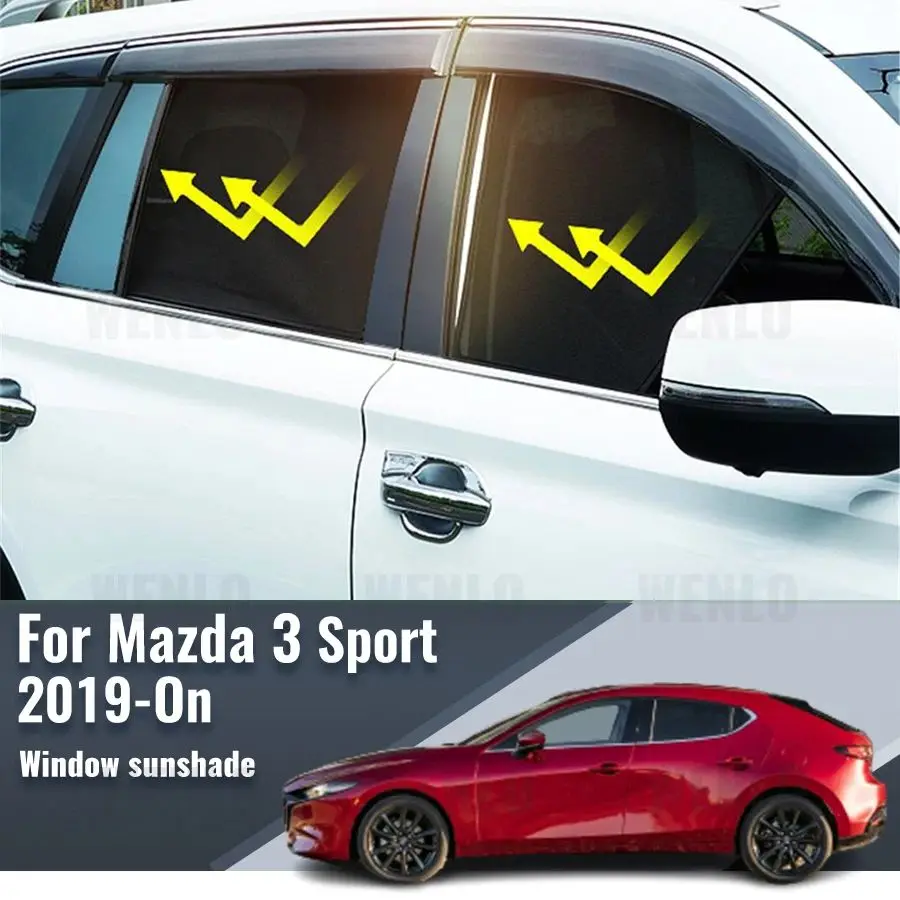 Автомобильный солнцезащитный козырек для Mazda 3 Sport 2019 2020 2021 2022 2023