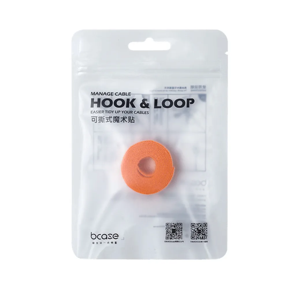 

1PC Detachable Cable Cable Nylon Hook Buckled bandage Loop Fastener Tape Clip Holder Cable Ties Strap