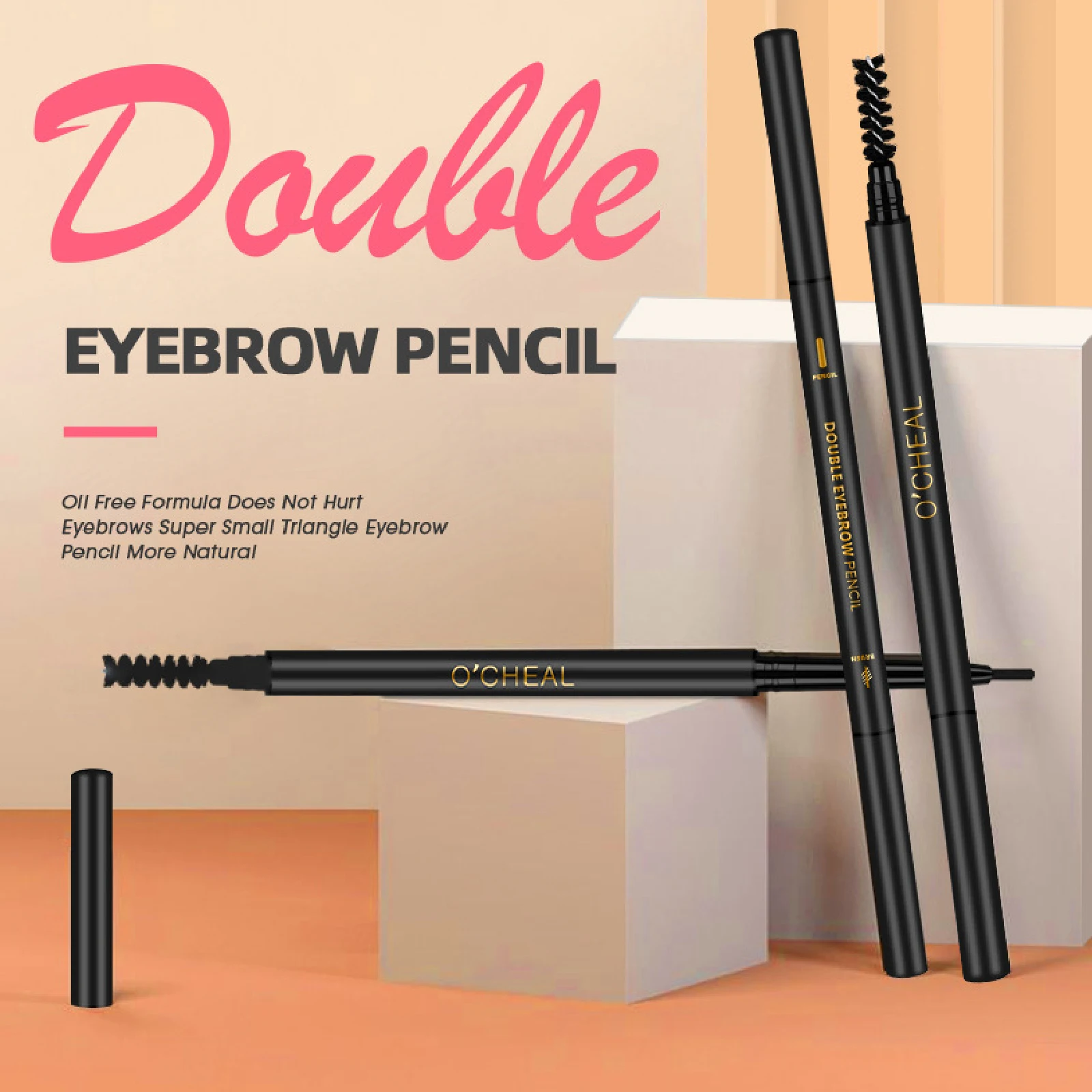 

Double Head Ultra Fine Eyebrow Pencil Natural Long Lasting Waterproof Professional Brow Pen Women Eye Makeup Eyebrow Enhancers