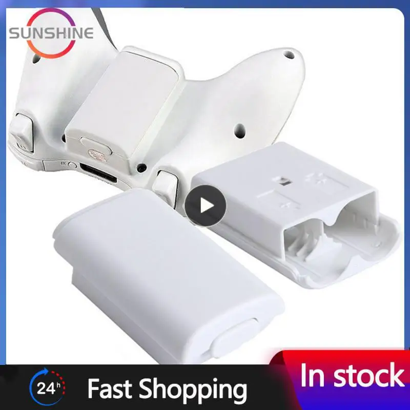

Durable Solid Color Case Cover Portable Xbox360 Battery Cover Protective Small Bracket Shell Games And Accessories Battery Cover