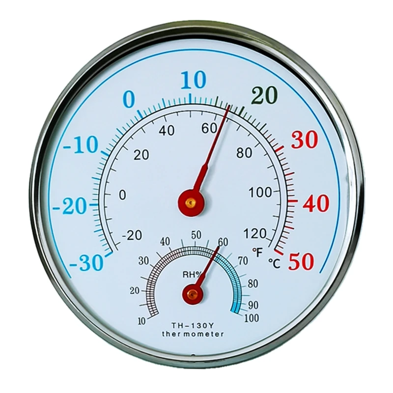 

Mini Indoor Outdoor Thermometer Hygrometer 2 in 1 Temperature Humidity Monitor Gauge for Home Room Wall Desktop Display Decor