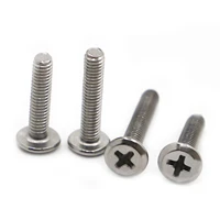 a2 70 304 stainless steel cross large flat head furniture rivet screws m3 m4 m5 m6 m8 connector joint screw phillips bolts