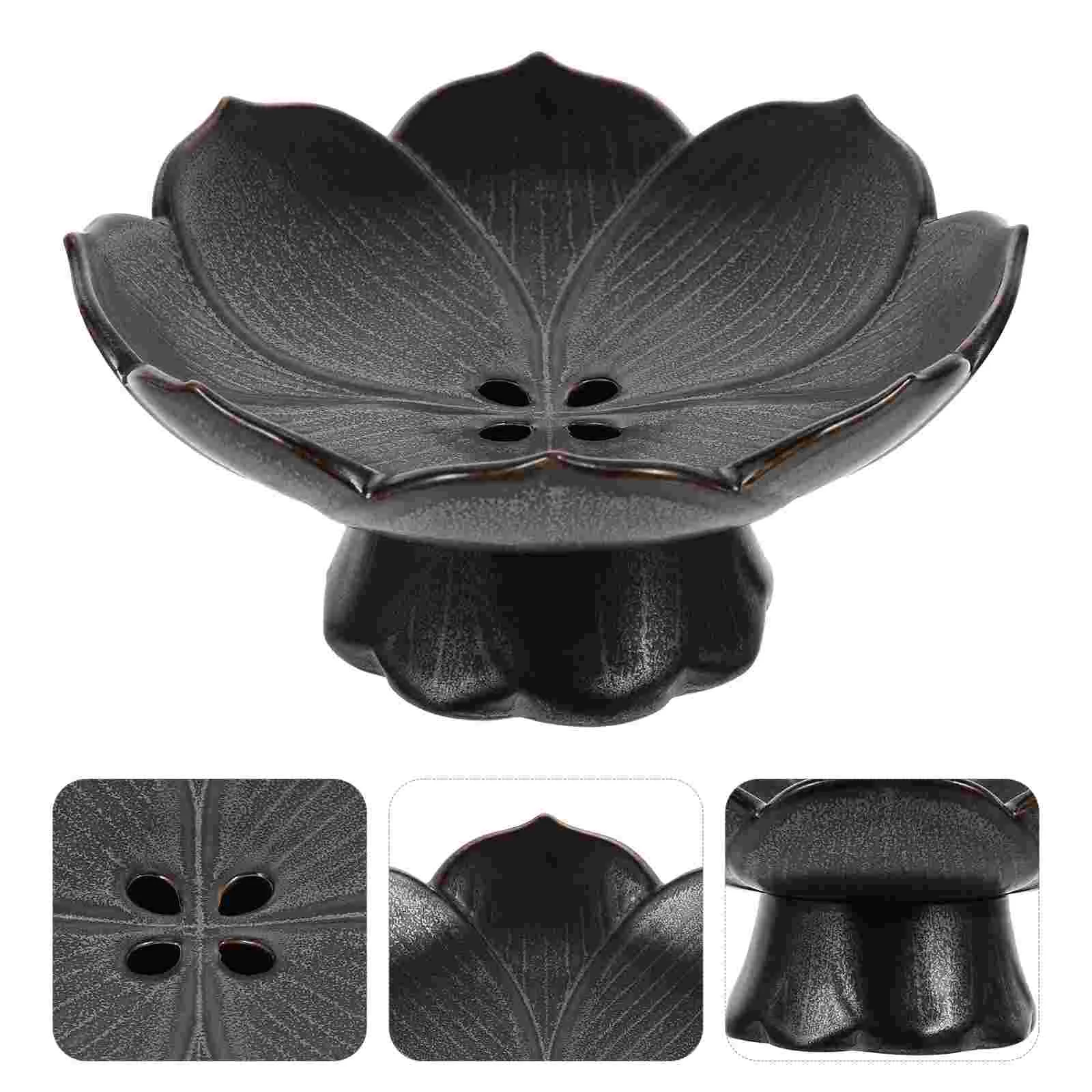 

Bowl Fruit Tray Ceramic Serving Plate Footed Stand Dessert Cake Snack Offering Bowls Dish Appetizer Display Kitchencandy Dishes