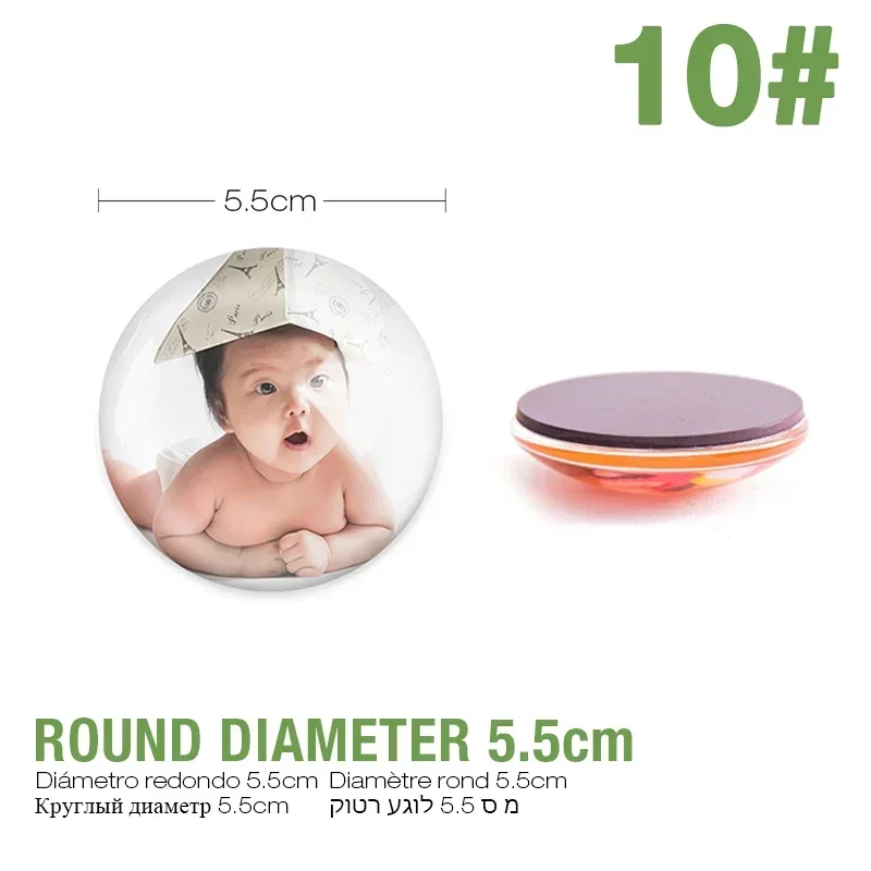 

Персонализированный стеклянный магнит на холодильник TOVELF&XIN