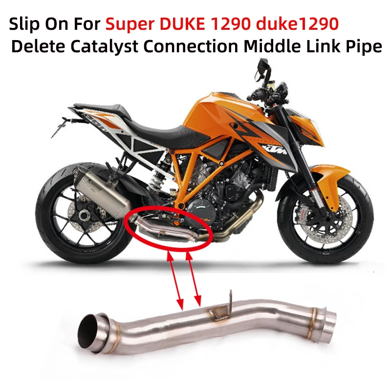 

Слипоны для Super DUKE 1290 duke1290 удаление выхлопных газов мотоцикла соединение катализатора среднее соединение усовершенствованный Устранитель труб