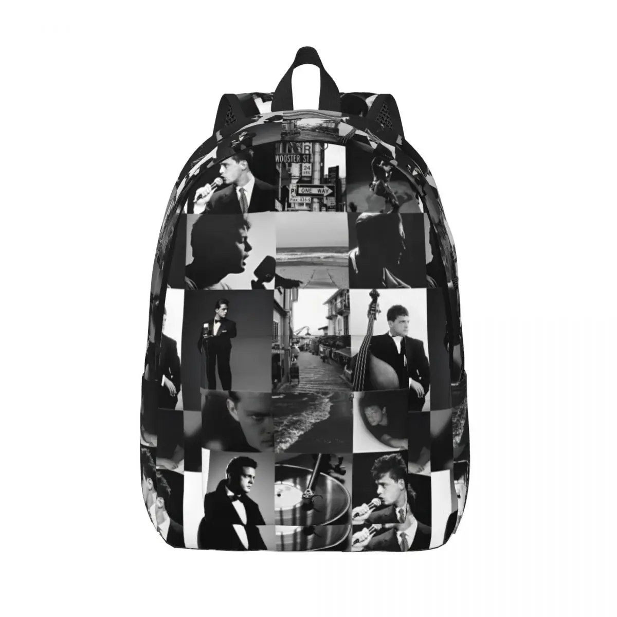 Прохладный рюкзак Луис Мигель мексиканский певец для улицы школы бизнеса коллаж