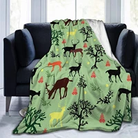 throw blanket barking deer fleece throw blanketsuper soft ultra soft micro fleece blanket for bed soft
