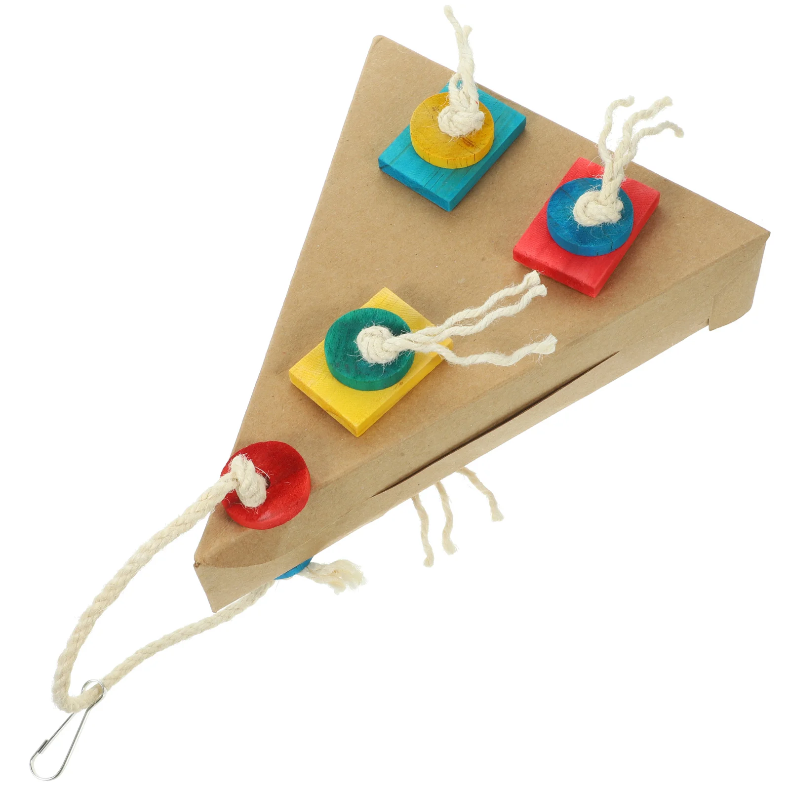 

Parakeet Cage Decor Birdcage Swing Toy Parrot Wooden Supplies Perch Plaything Train