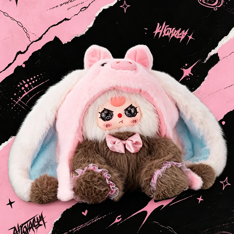 Фото Плюшевая игрушка-сюрприз Babythree Hat Poster Bunny 500% Series Blind Box: виниловая фигурка животного, аниме-кукла, таинственная коробка, игрушки-сюрпризы №5