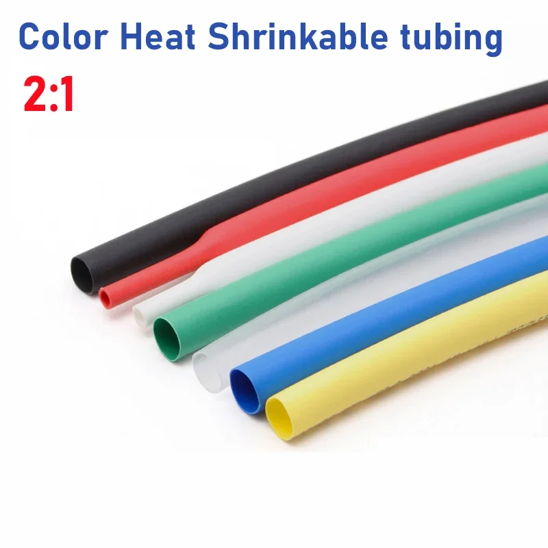 

Теплоусадочная трубка виниловая 2:1 0,6-6 мм