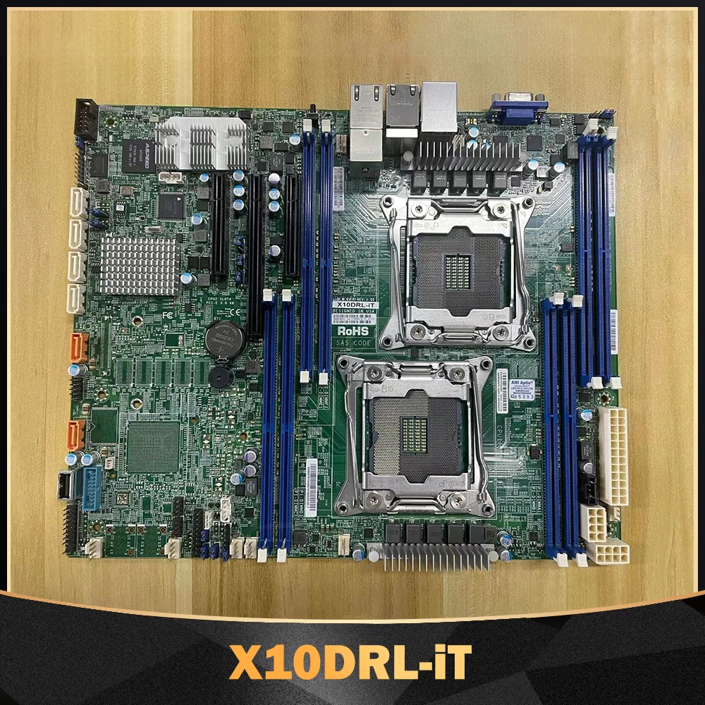 

Серверная материнская плата LGA2011 DDR4 E5-2600 v4/v3 для супермикро X10DRL-iT