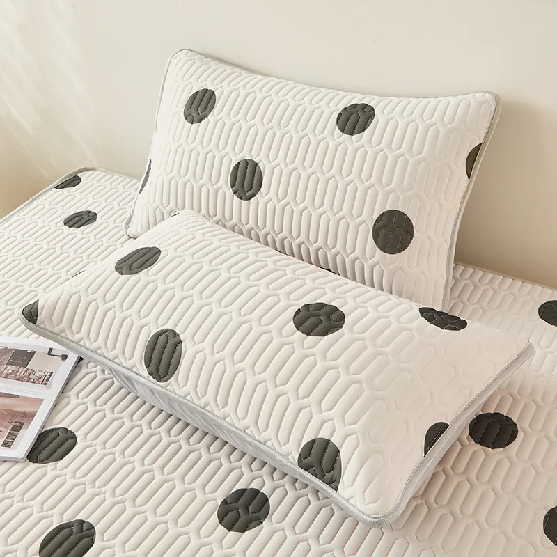 Натуральный толстый тайский латексный летний коврик с принтом охлаждающий из