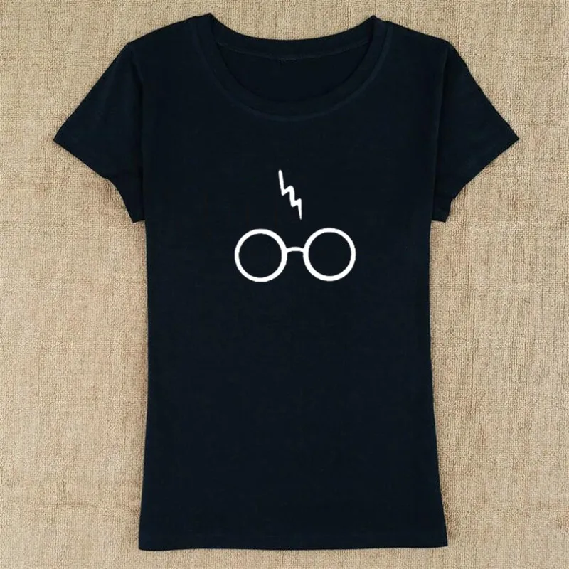 2022 Модная брендовая футболка Харри поттерс женский летний топ хлопковая с