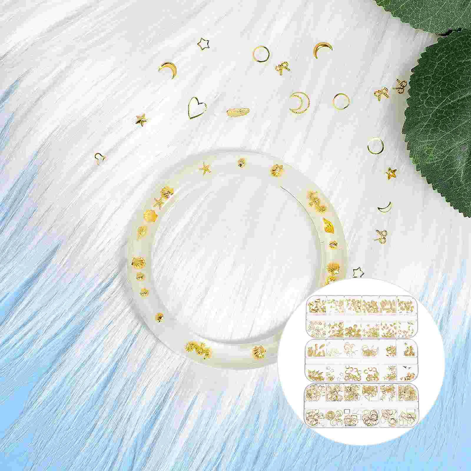 

3 Boxes Alloy Epoxy Resin Supplies Resin Filling Charms Resin Filling Accessories Water Droplets Cross Alloy Resin Filler