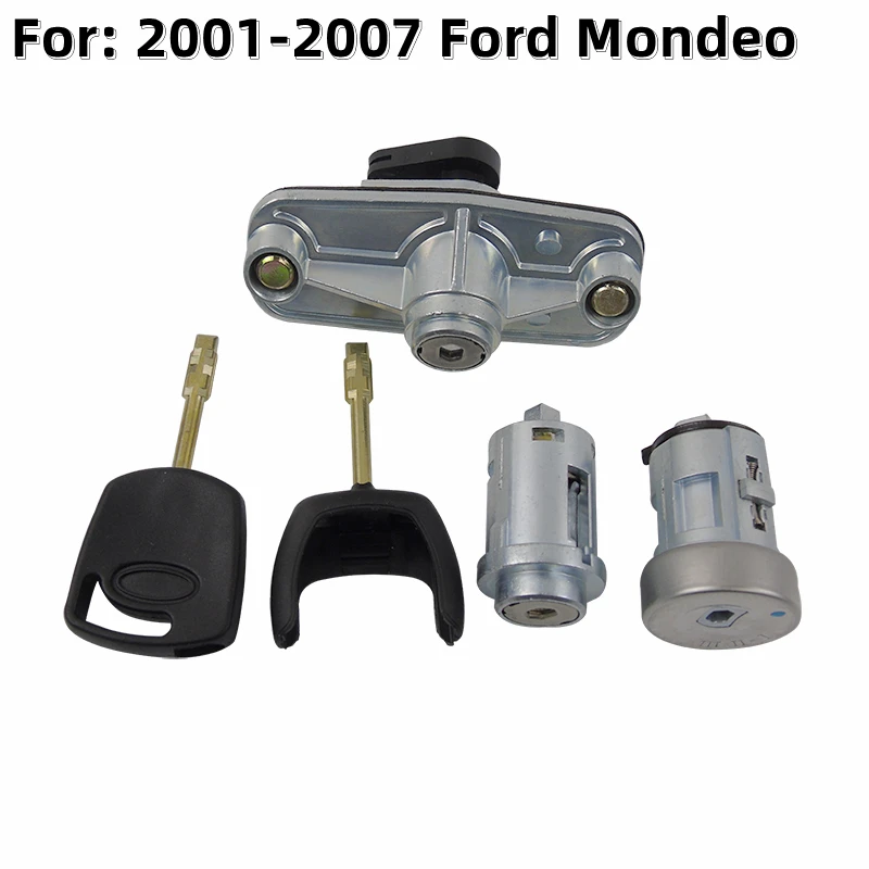 FLYBETTTER OEM полный комплект цилиндра дверного замка для Ford 2001-2007 Mondeo с ключом 2 шт.