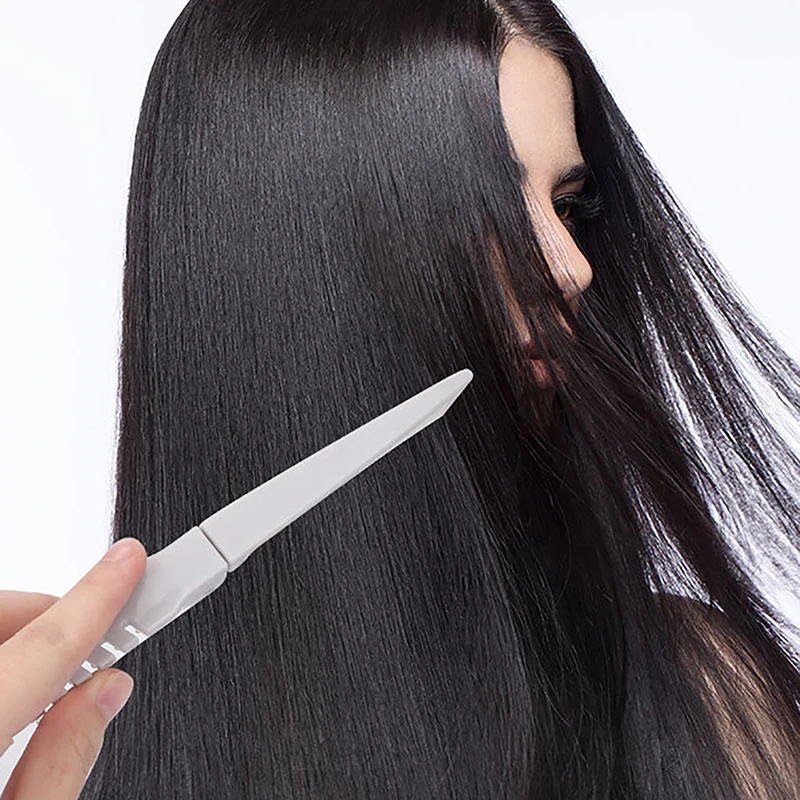 Складная Расческа для распутывания волос портативная двухсторонняя