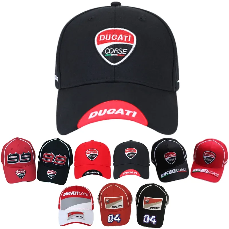 Бейсболка с вышивкой для мужчин и женщин модная Кепка унисекс в стиле хип-хоп Ducati