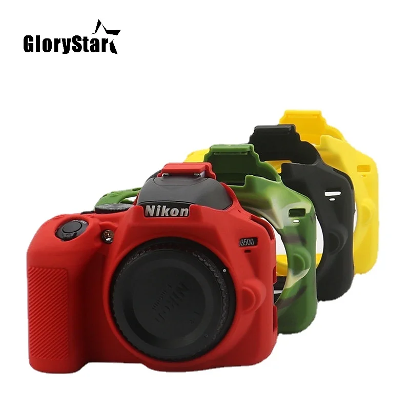 Soft Silicone DSLR Camera Case bag Cover for Nikon Z7 Z6 Z5 D780 D750 D850 D3300 D3400 D3500 D5300 D5500 D5600 D7100 D7200 D7500