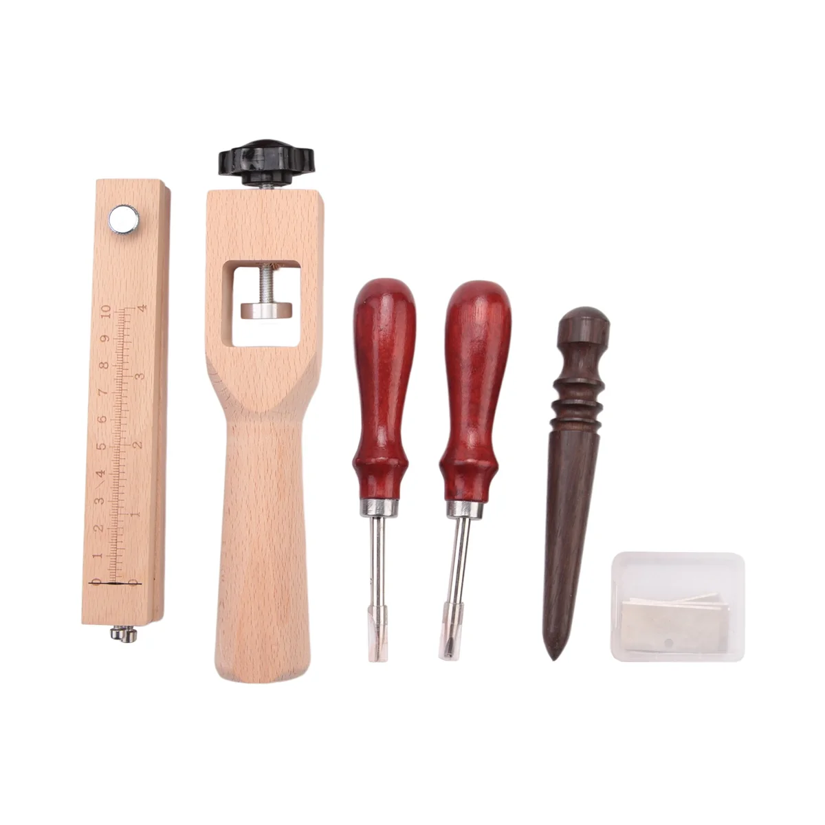 4 шт. резак для кожаных ремешков Регулируемый полосок Наборы резки с