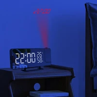 led clock creative temperature display bedside digital clock decoration for hotel digital alarm clock electrical clock