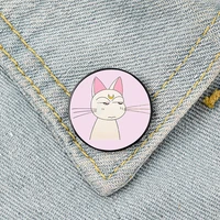 sailor cat printed pin custom funny brooches shirt lapel bag cute badge cartoon cute jewelry gift for lover girl friends
