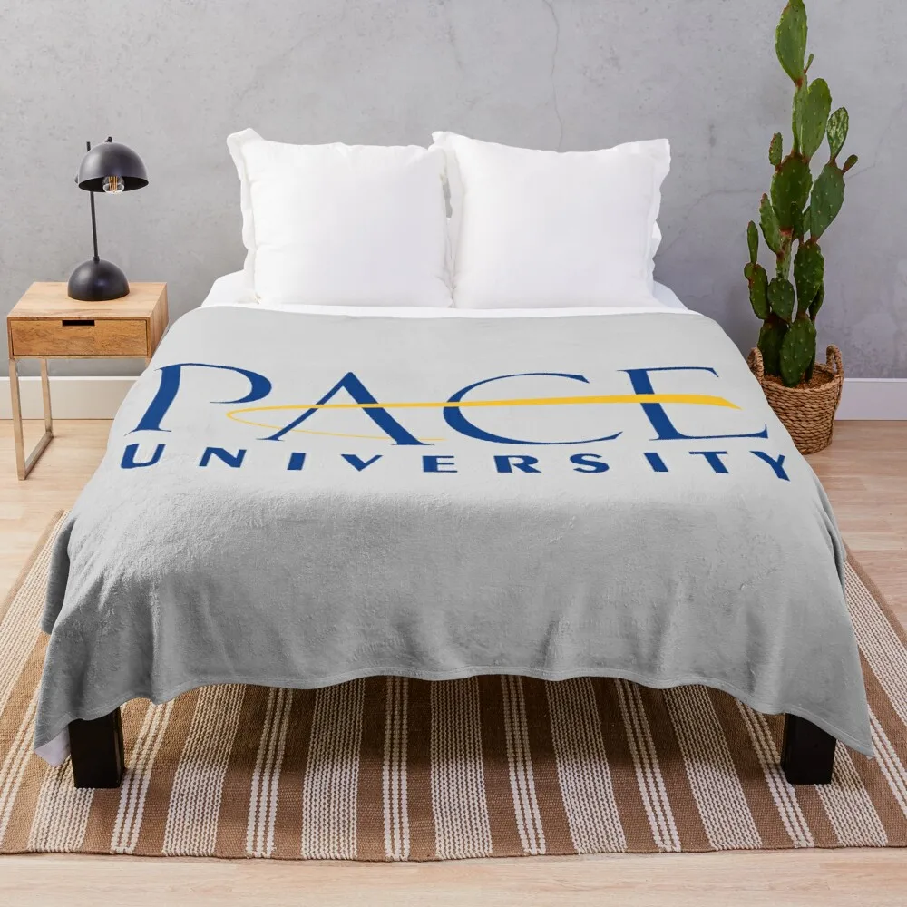 

Pace University Throw Blanket For Sofa Thin Vintage Blanket