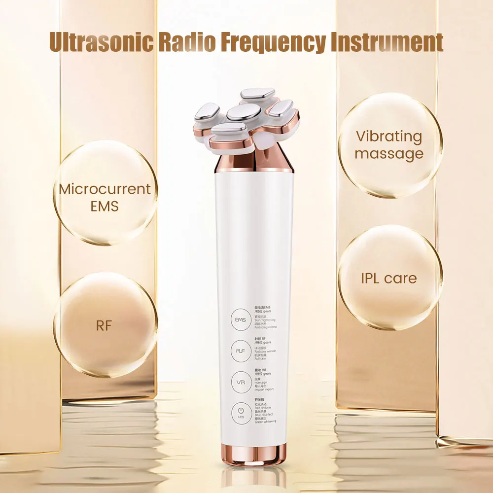

RF & EMS Face Lift Devices Microcurrent Vibrating Facial Massager Light Therapy Skin Rejuvenation Tightening Wrinkle