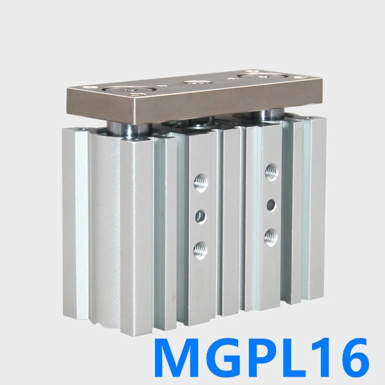 

MGPL16 Same as SMC MGPL Pneumatic Compact Guide Cylinder Three Rod MGPL16-10Z MGPL16-20Z MGPL16-30Z MGPL16-40Z MGPL16-50Z