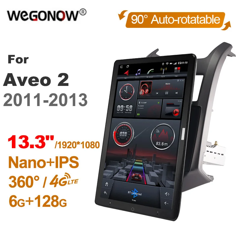 

13.3 Inch Ownice 1Din Android 10.0 Car Radio 360 camera 6G+128G For Chevrolet Aveo 2 2011-2013 Auto Audio SPDIF 4G LTE Carplay