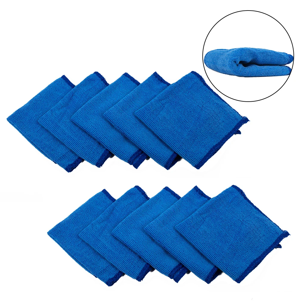 

10pcs Car Polishing Detailing Towel Hot Sale Superfine Fiber Towels Car Cleaning Drying Cloth No-Scratch Rag 25* 25cm Accessory