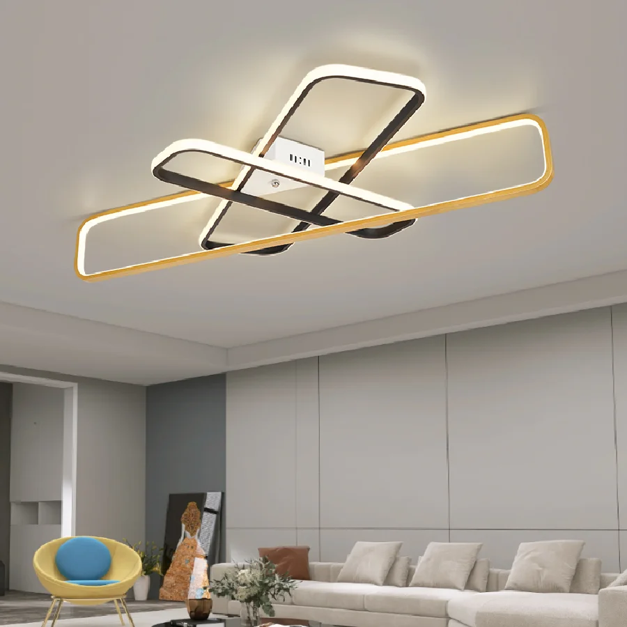 

Minimalist led ceiling lights for Living Room Bedroom Led ceiling lamp Black/White/Gold Modern led ceiling light lamps Free Mail