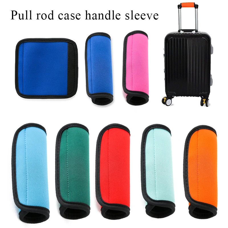

1Pc Comfortable Neoprene Luggage Handle Wrap Grip Soft Identifier Stroller Grip Protective Cover for Travel Bag Luggage Suitcase